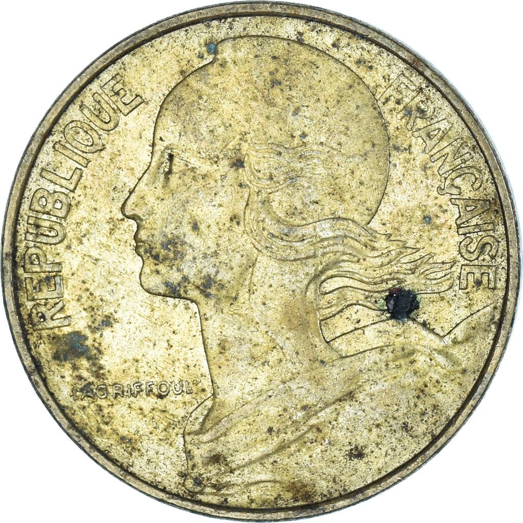 Coin, France, 10 Centimes, 1983