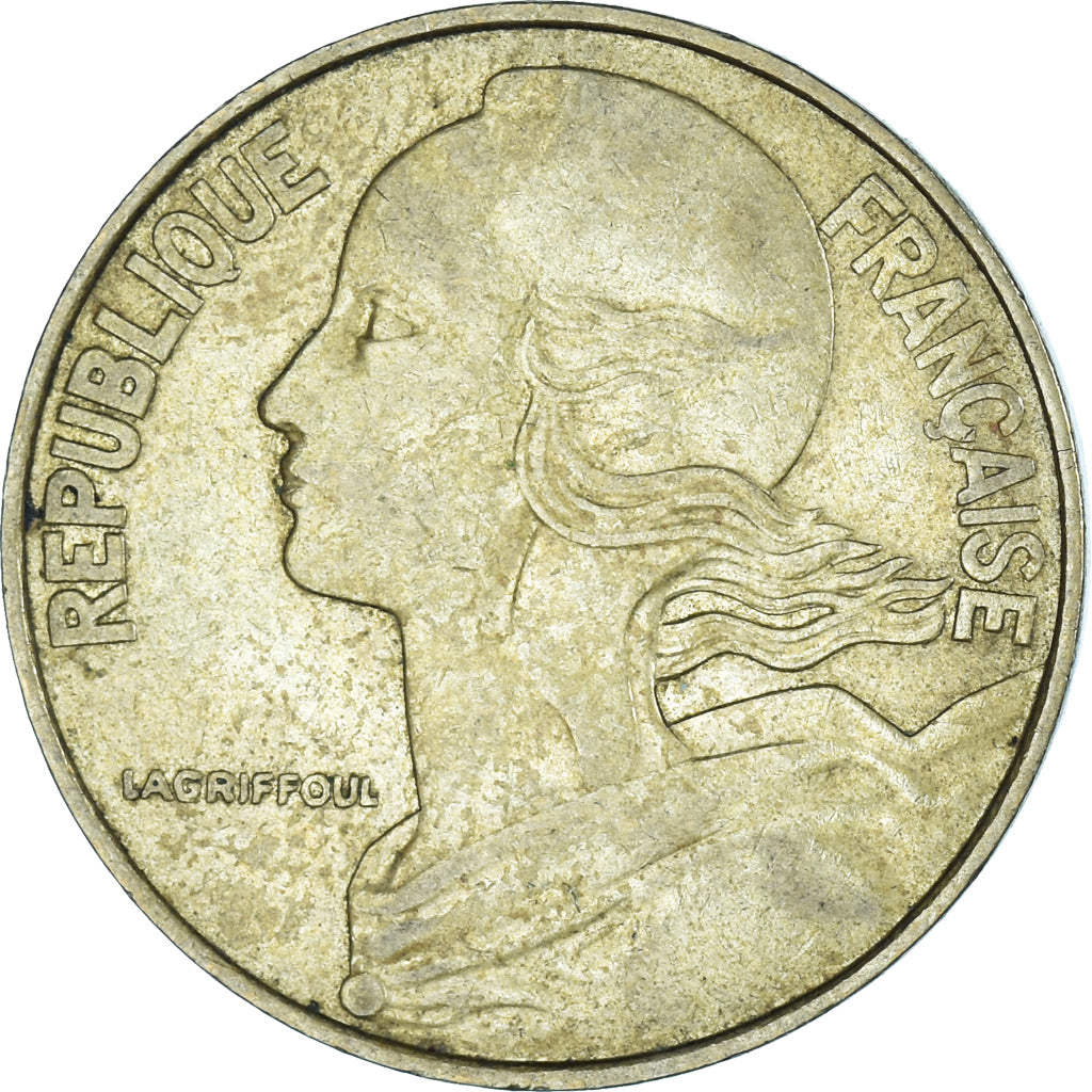 Coin, France, 20 Centimes, 1982