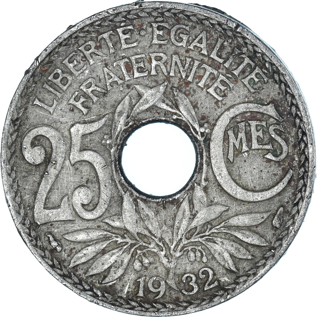 Münze, Frankreich, 25 Centimes, 1932