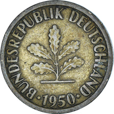 Monnaie, Allemagne, 10 Pfennig, 1950