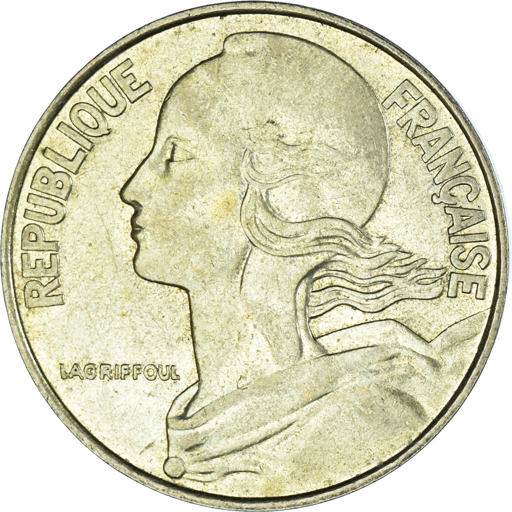 Coin, France, 20 Centimes, 1988