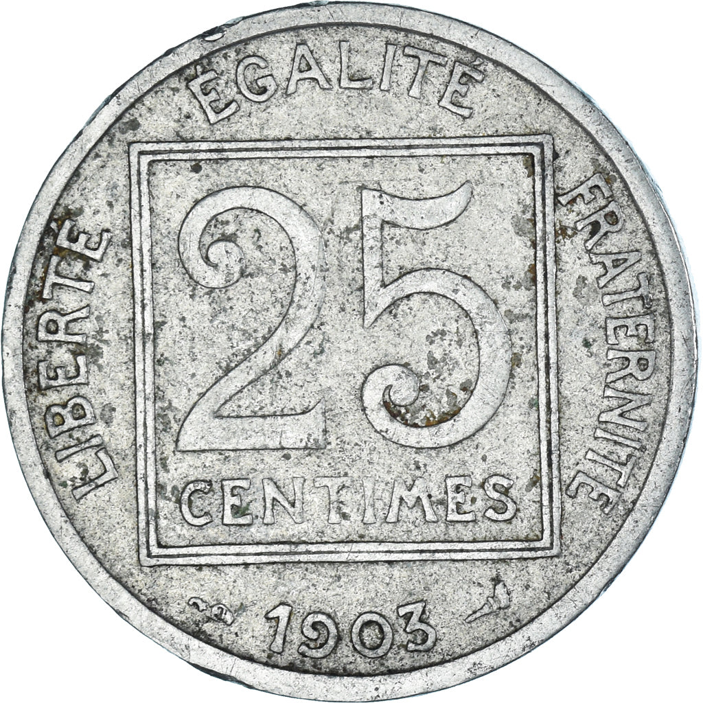 Moneta, Francia, 25 Centimes, 1903