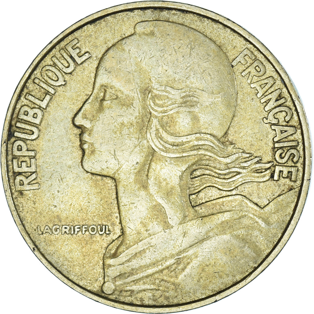 Münze, Frankreich, 20 Centimes, 1977