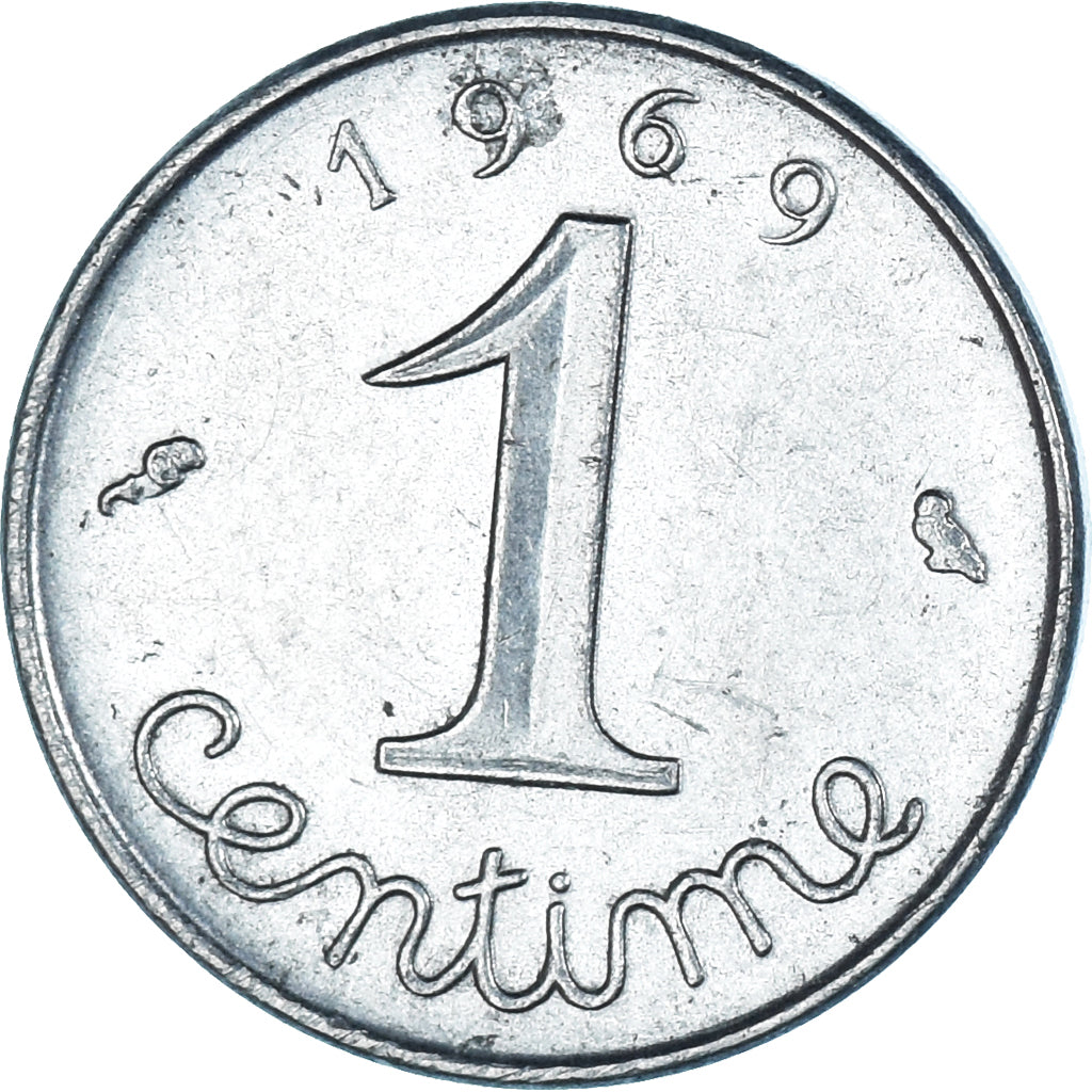 Münze, Frankreich, Centime, 1969