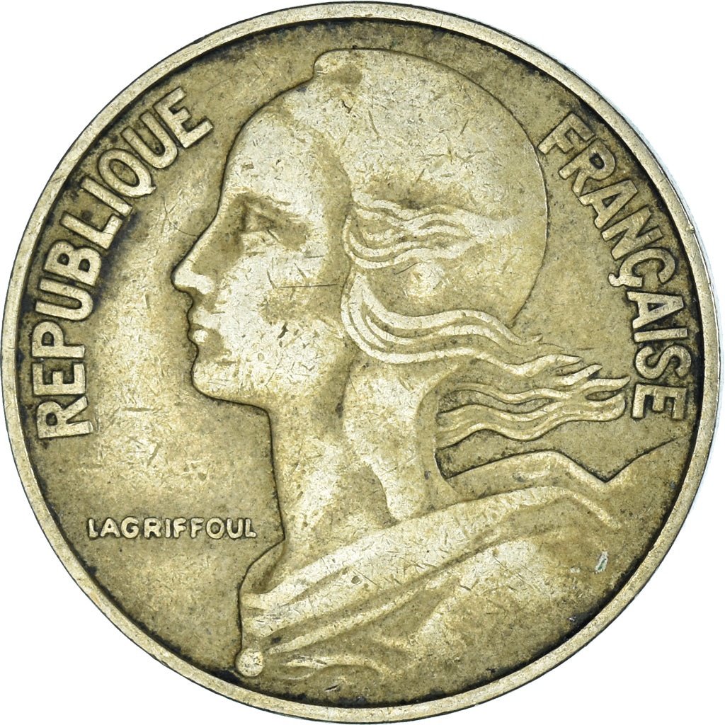 Coin, France, 20 Centimes, 1963
