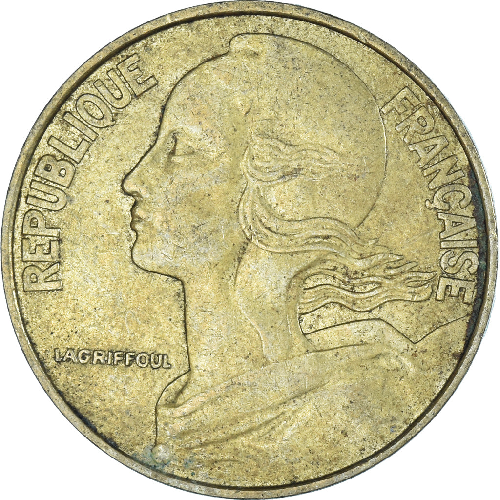Coin, France, 20 Centimes, 1982