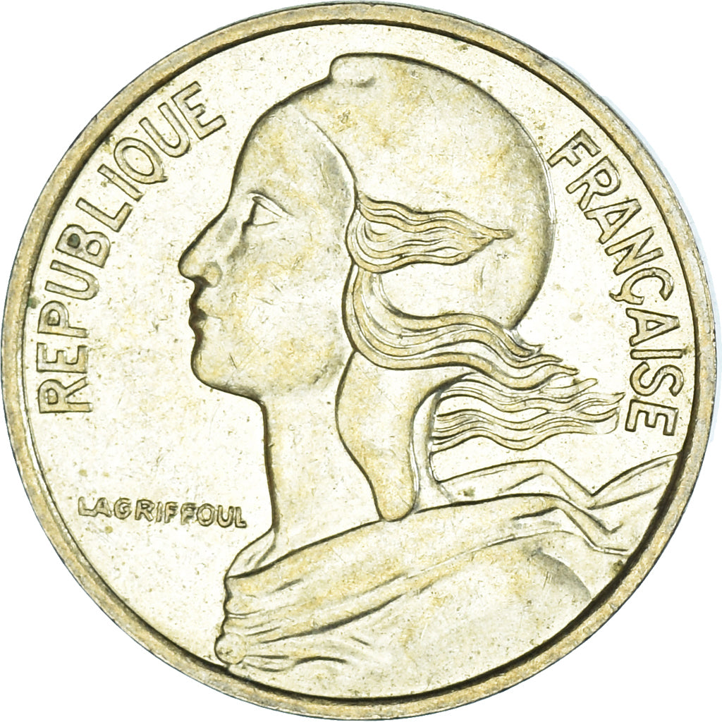 Moneda, Francia, 5 Centimes, 1986