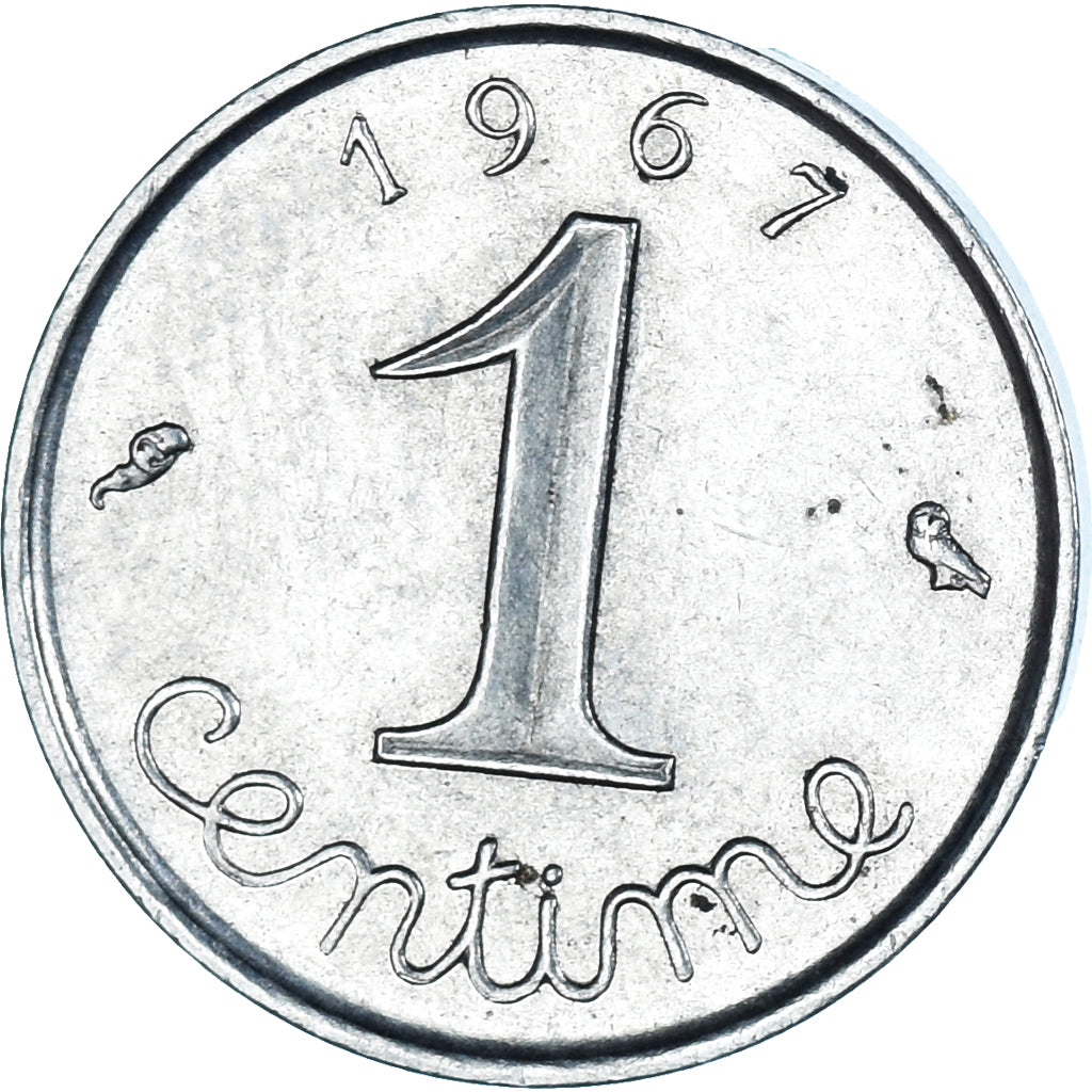 Münze, Frankreich, Centime, 1967