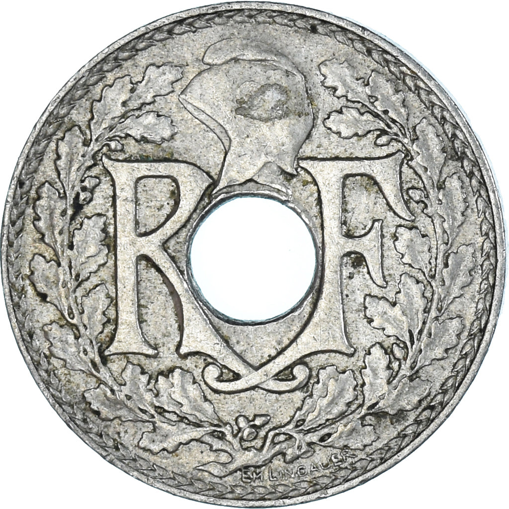 Moneta, Francja, 5 Centimes, 1936