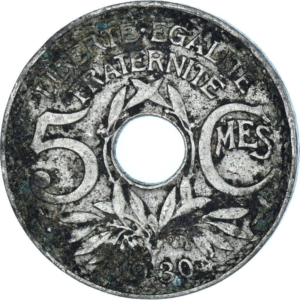 Coin, France, 5 Centimes, 1930