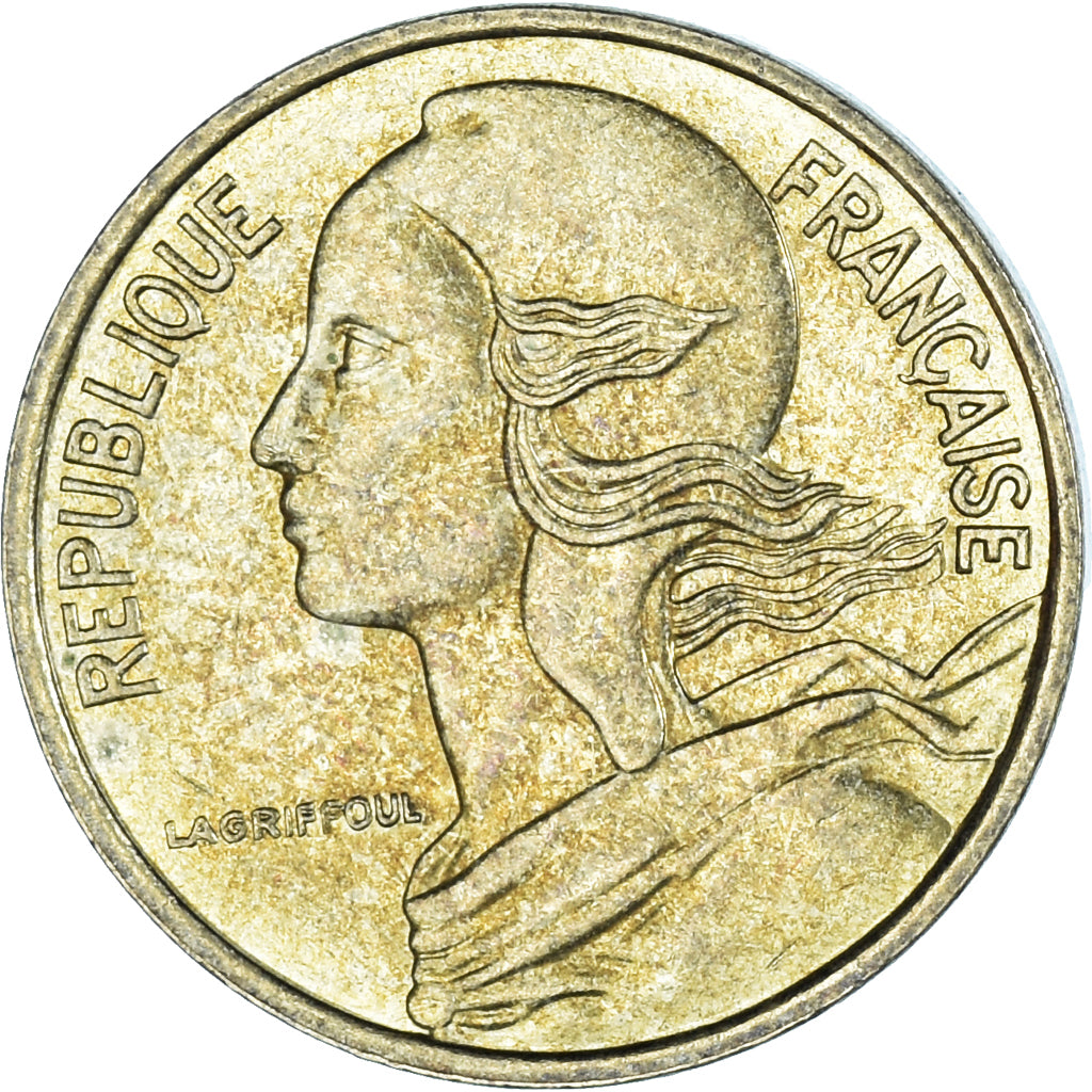 Coin, France, 5 Centimes, 1990