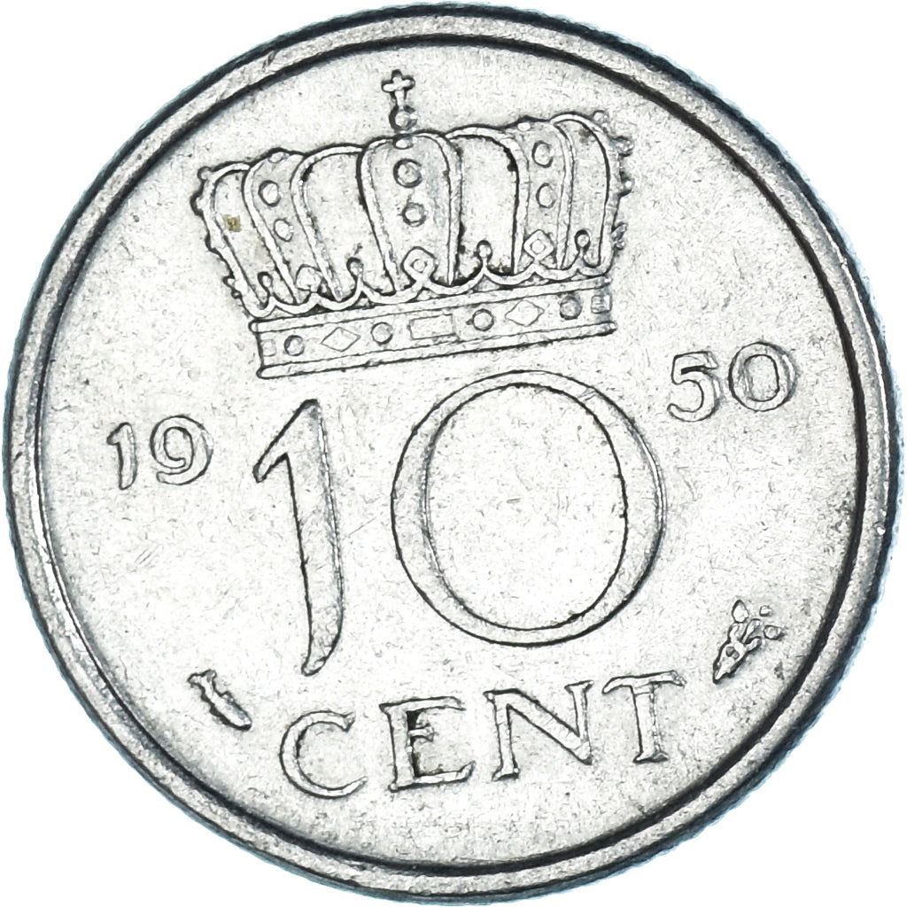Monnaie, Pays-Bas, 10 Cents, 1950