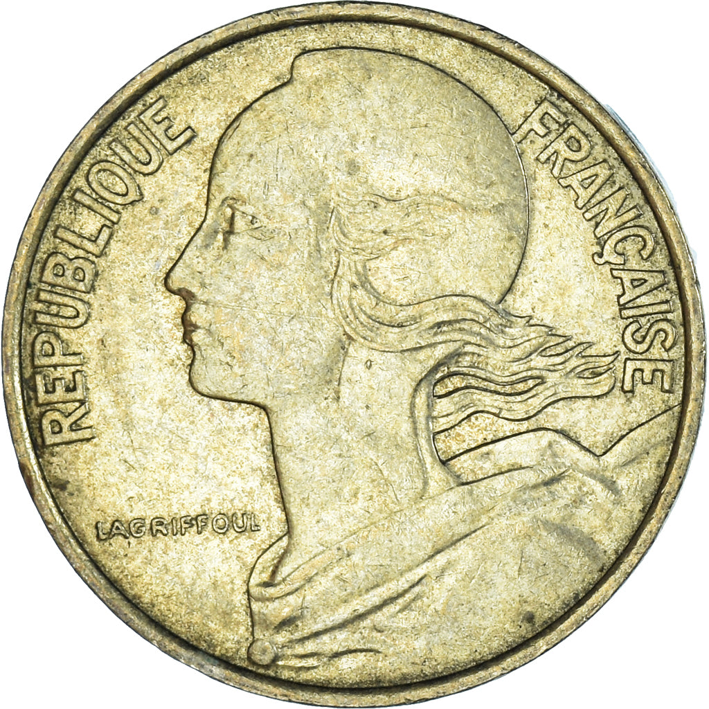 Moneta, Francja, 10 Centimes, 1997