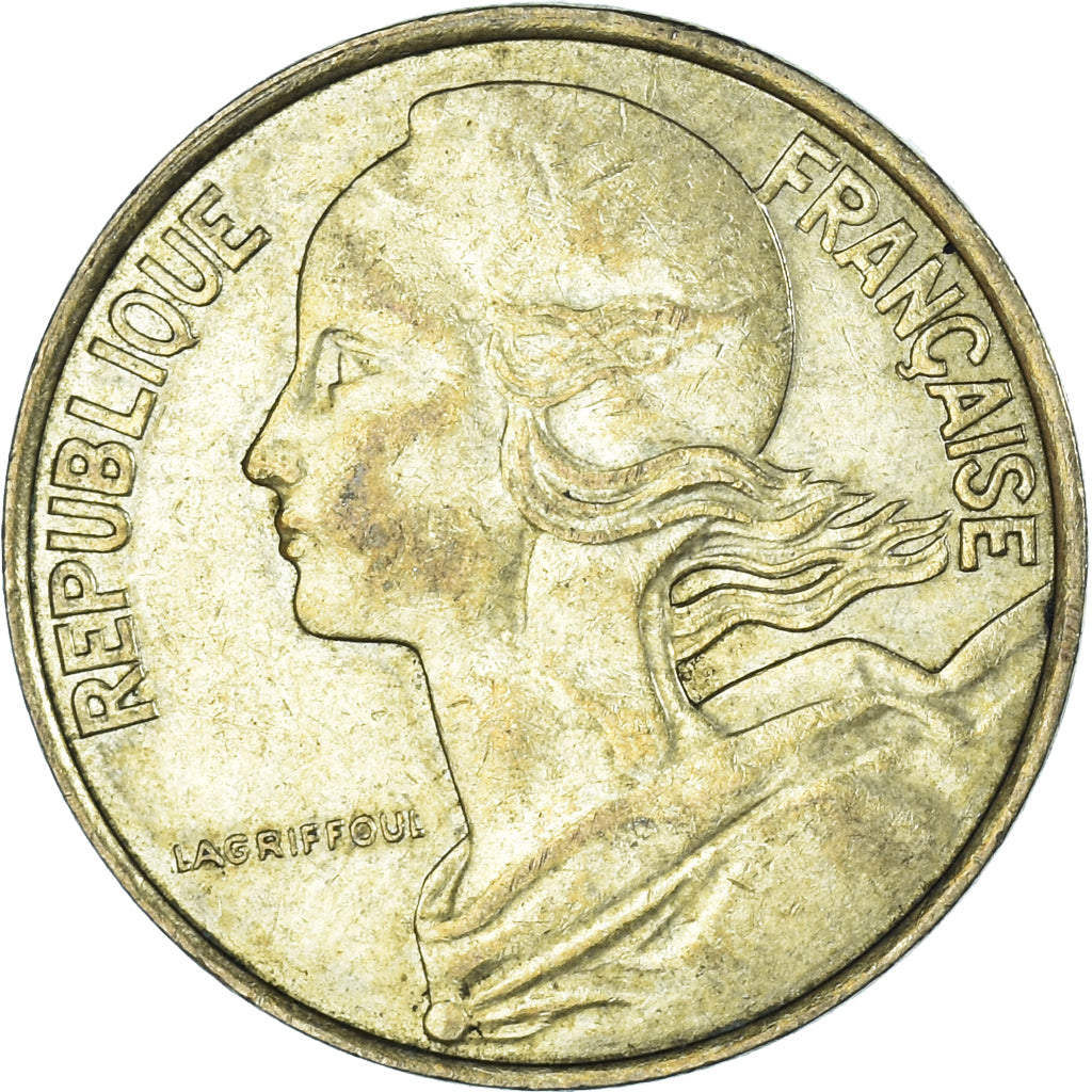 Moeda, França, 10 Centimes, 1997