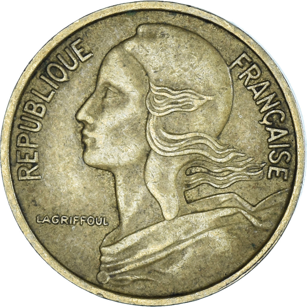 Moneta, Francja, 5 Centimes, 1966