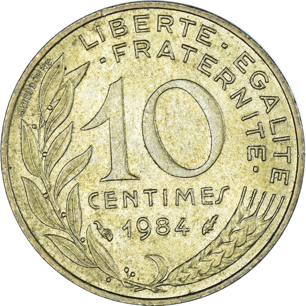 Münze, Frankreich, 10 Centimes, 1984