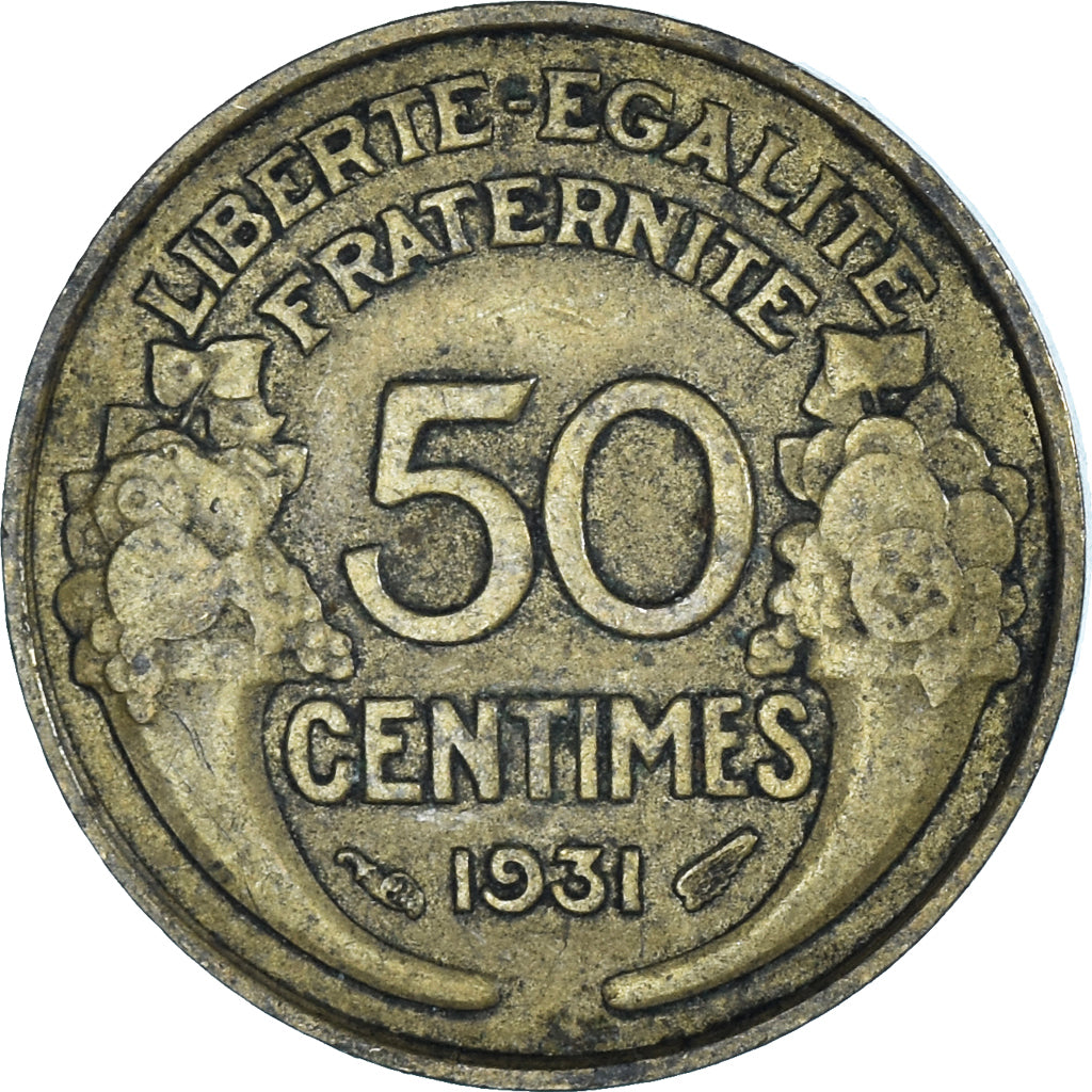 Coin, France, 50 Centimes, 1931