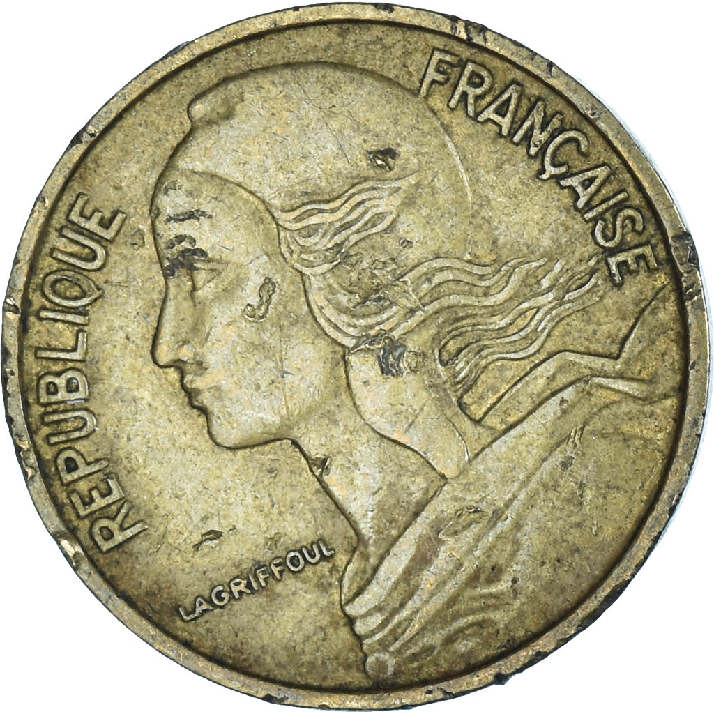 Coin, France, 5 Centimes, 1966