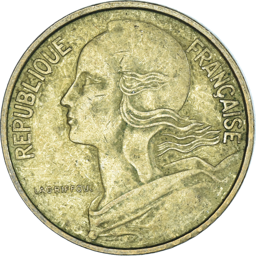 Coin, France, 10 Centimes, 1967