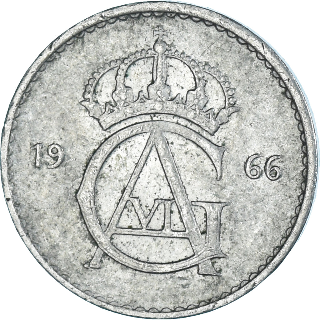 Moneta, Szwecja, 10 Öre, 1966