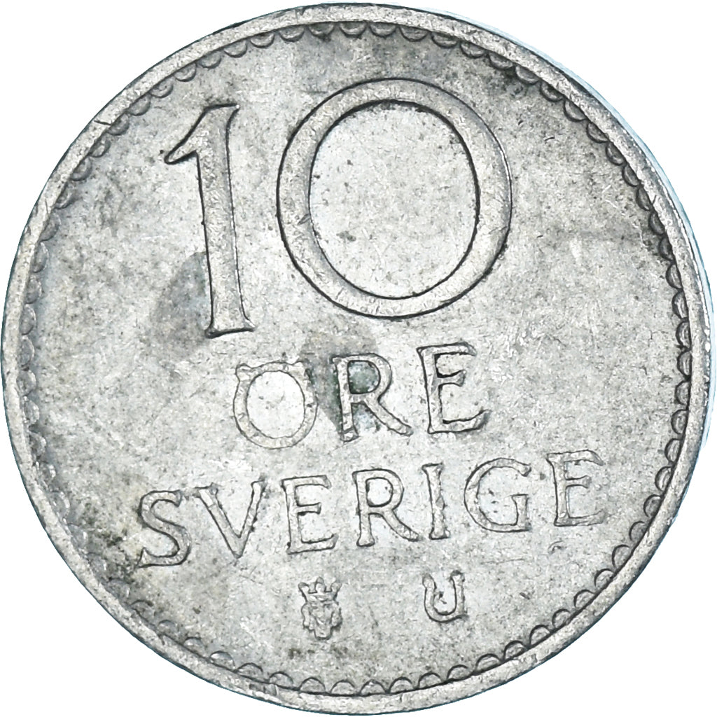 Moneta, Szwecja, 10 Öre, 1966