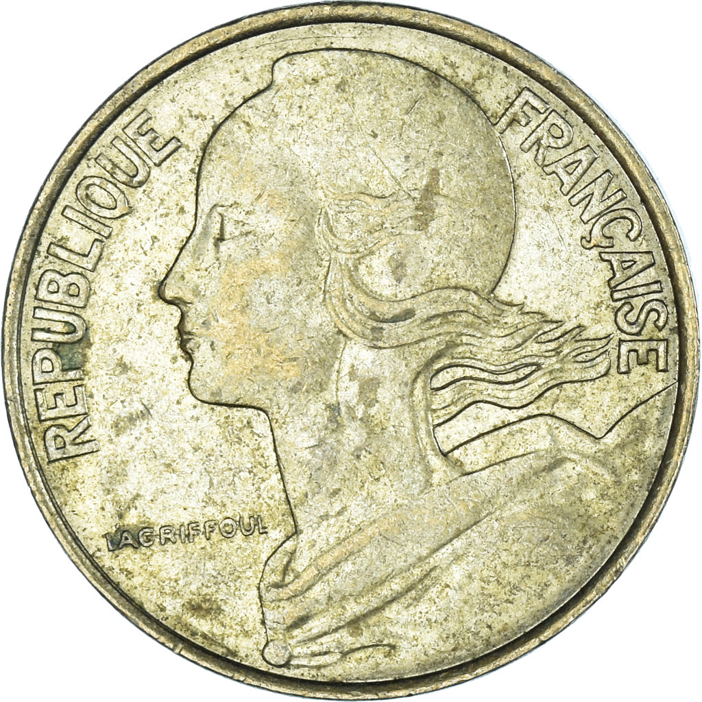 Moneta, Francja, 10 Centimes, 1997