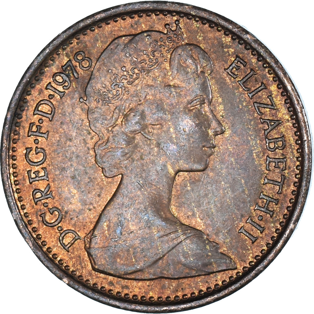 Moneta, Wielka Brytania, 1/2 New Penny, 1978