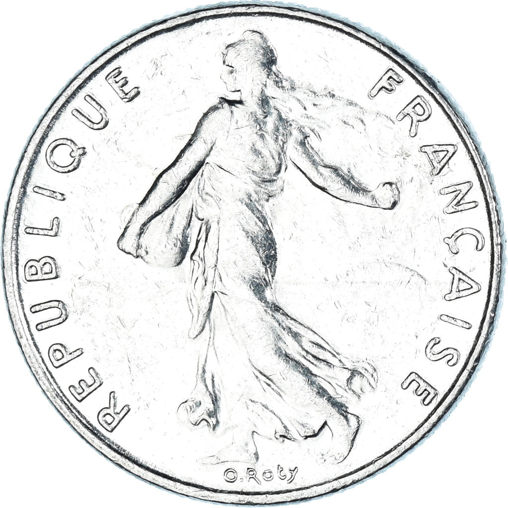 Coin, France, 1/2 Franc, 1994