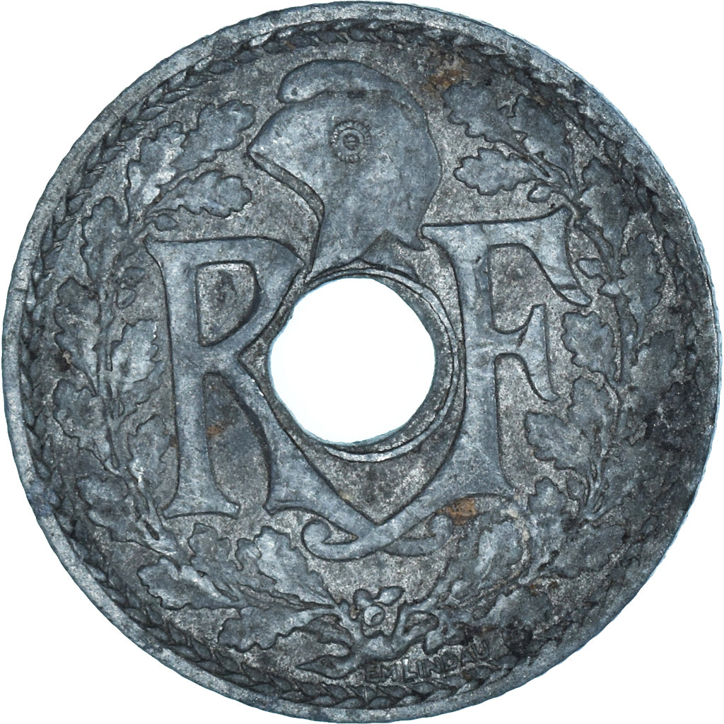 Moneta, Francja, 10 Centimes, 1941