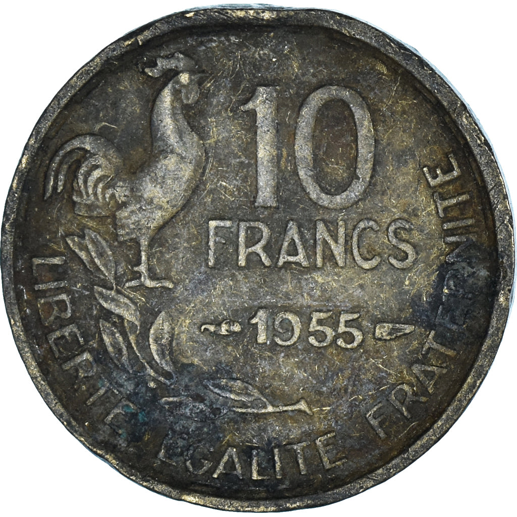Coin, France, 10 Francs, 1955