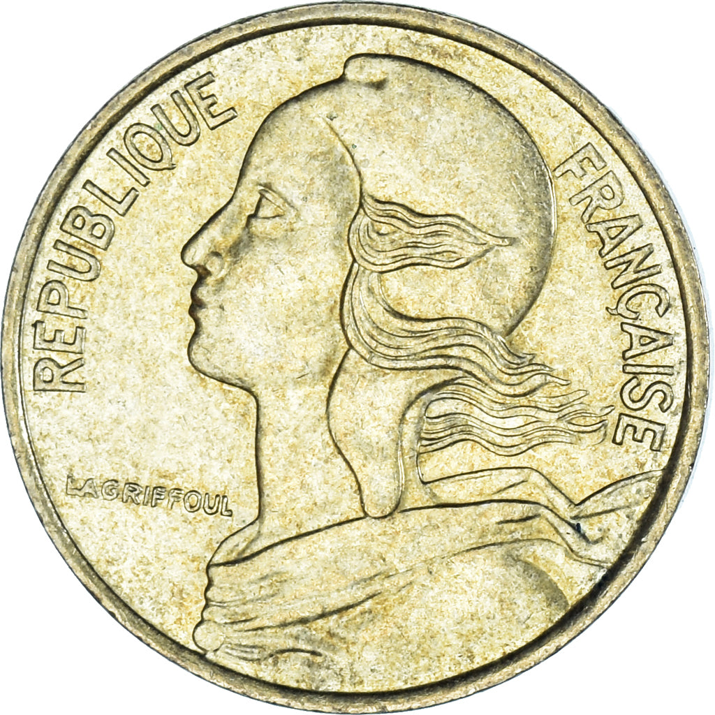 Coin, France, 5 Centimes, 1992