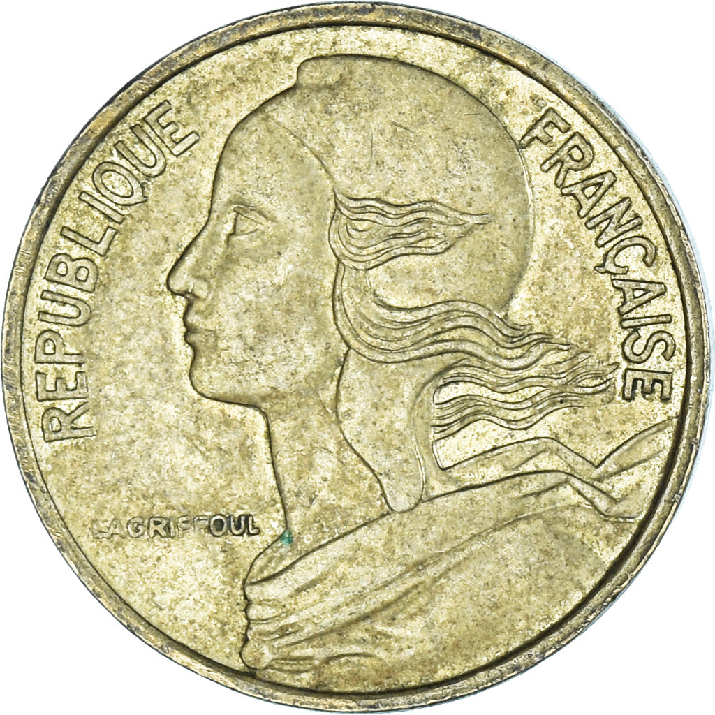 Coin, France, 5 Centimes, 1987