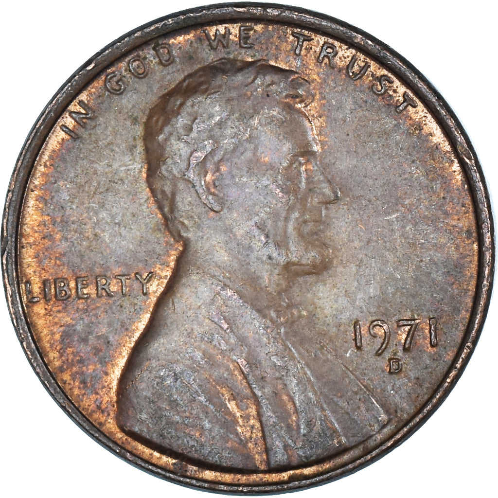 Moneda, Estados Unidos, Cent, 1971
