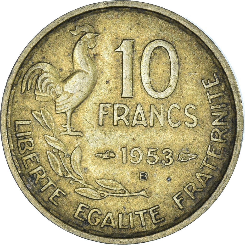 Coin, France, 10 Francs, 1953