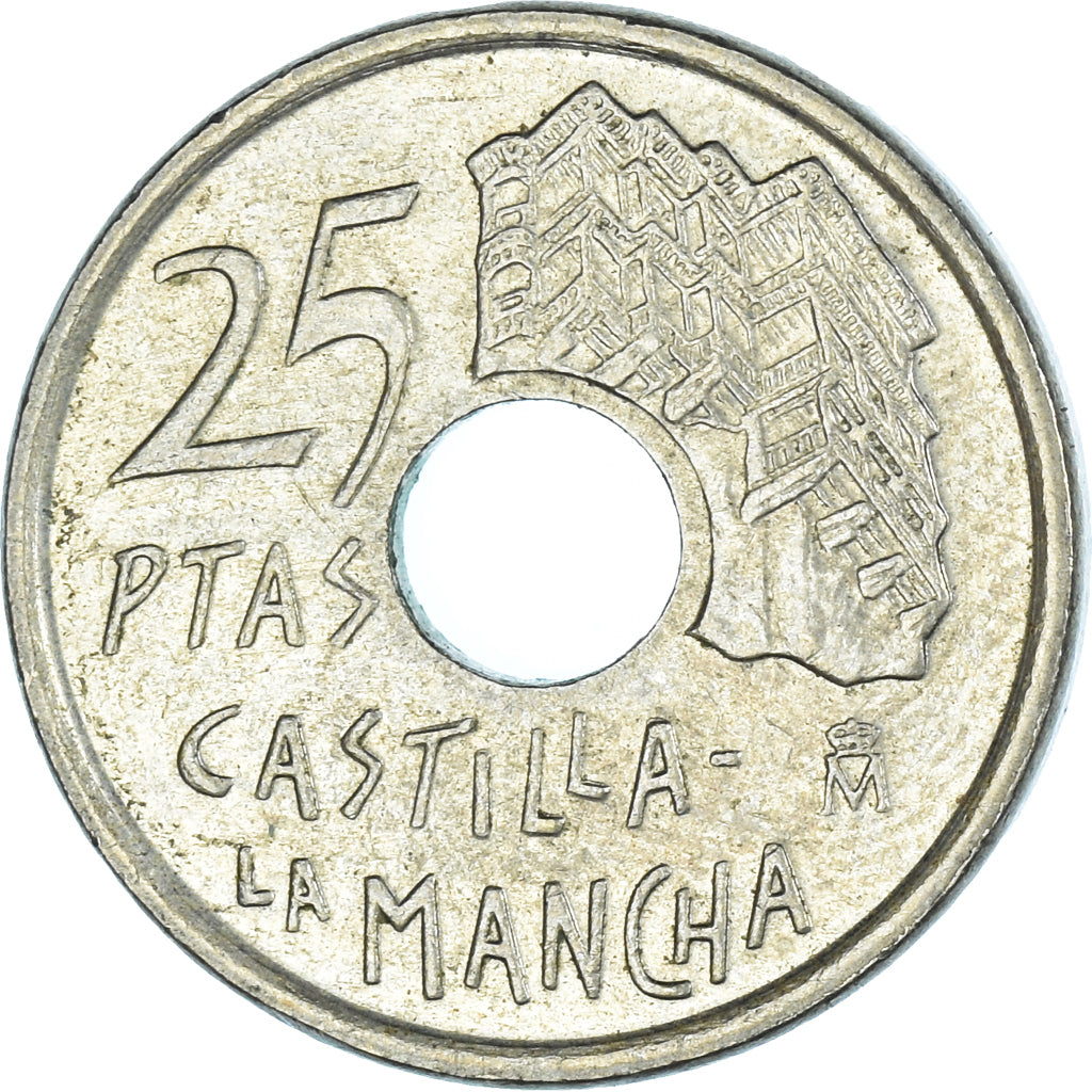 Moneda, España, 25 Pesetas, 1996