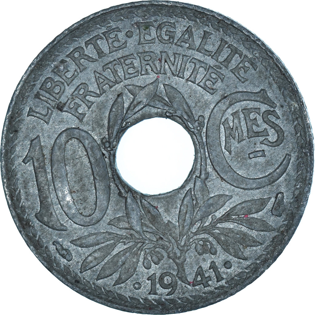 Moneta, Francia, 10 Centimes, 1941