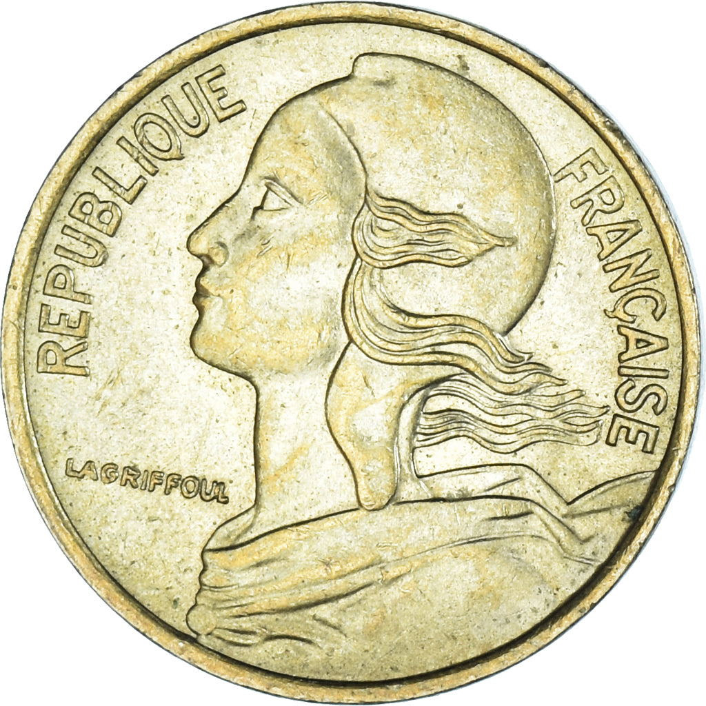 Moeda, França, 5 Centimes, 1985