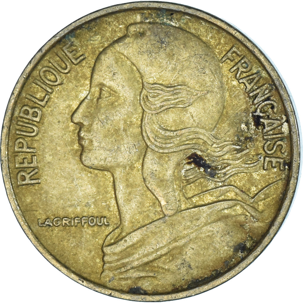 Coin, France, 5 Centimes, 1966