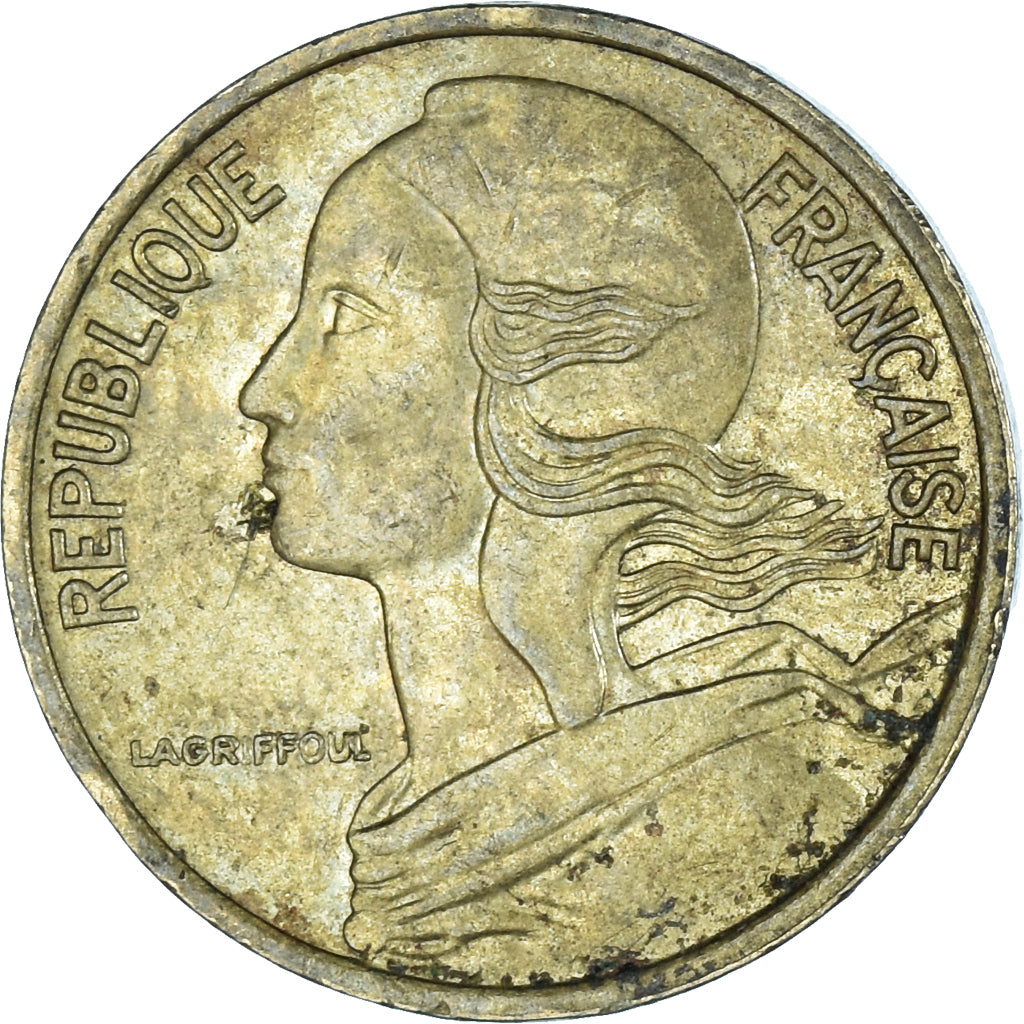 Moeda, França, 5 Centimes, 1983