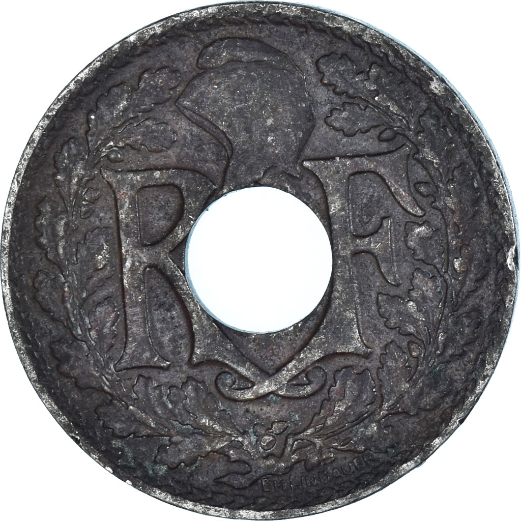 Coin, France, 10 Centimes, 1918