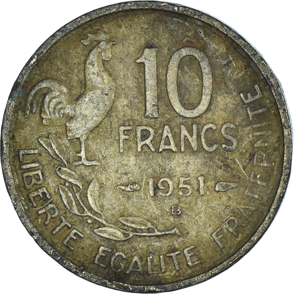 Coin, France, 10 Francs, 1951