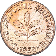 Moeda, Alemanha, Pfennig, 1950