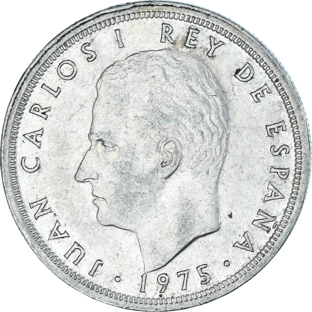 Moeda, Espanha, 5 Pesetas, 1975