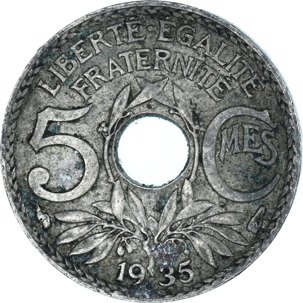 Münze, Frankreich, 5 Centimes, 1935