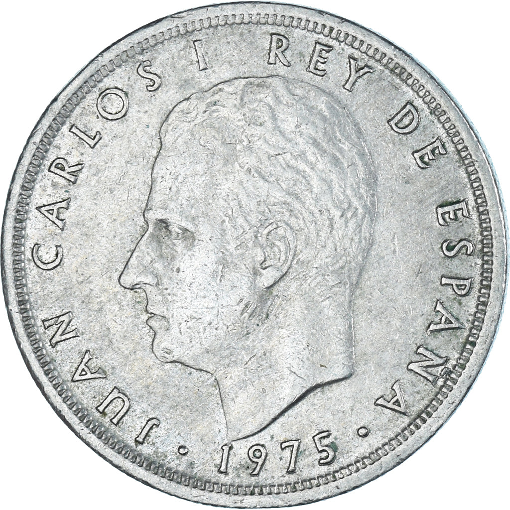 Moneta, Spagna, 5 Pesetas, 1975