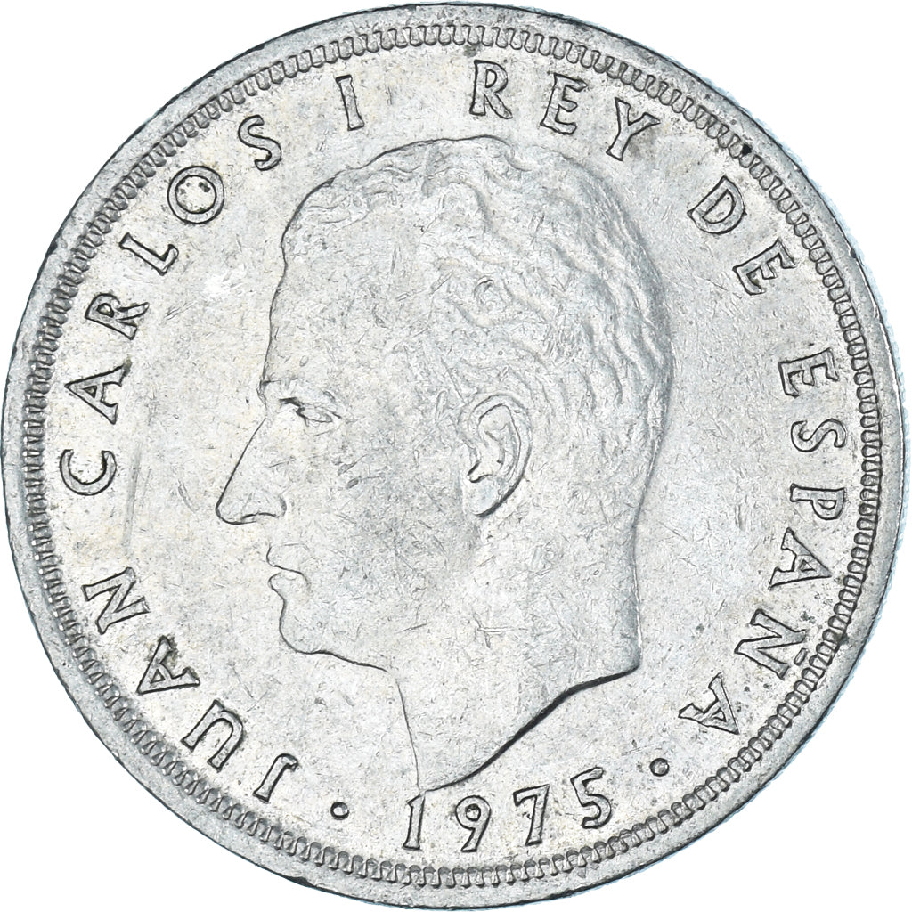 Moneda, España, 5 Pesetas, 1975