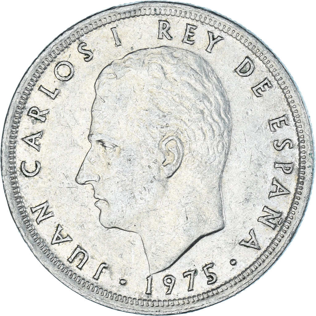 Moneta, Spagna, 5 Pesetas, 1975