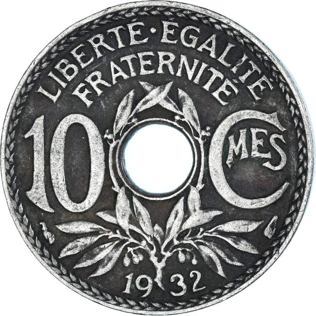 Moneta, Francja, 10 Centimes, 1932