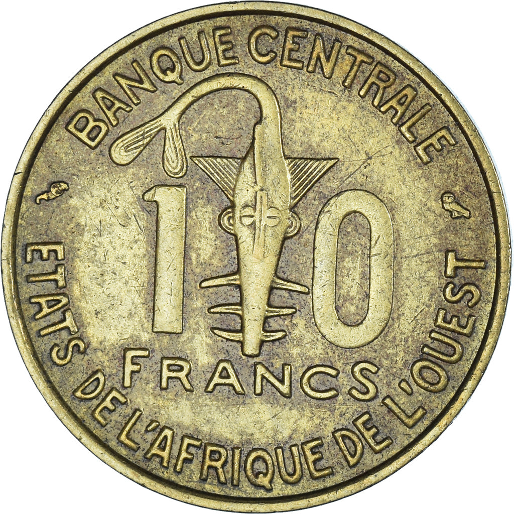 Moneta, Stati dell'Africa occidentale, 10 Francs, 1959
