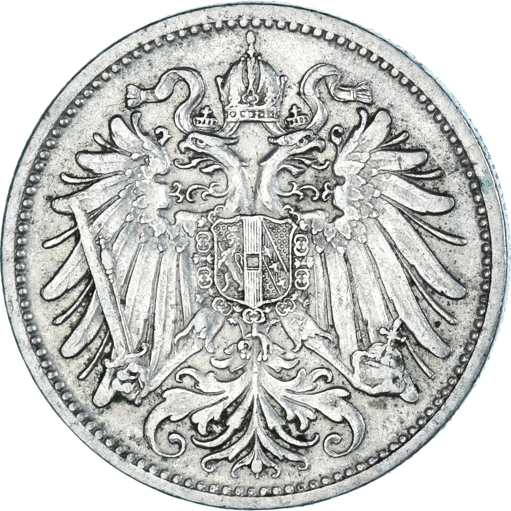 Munten, Oostenrijk, 20 Heller, 1907